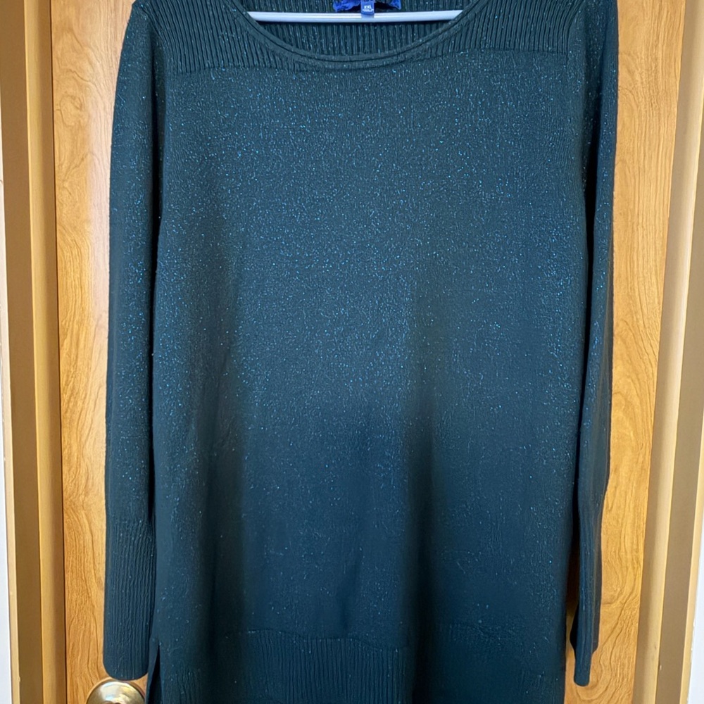 Apt. 9 Shimmering Green Sweater